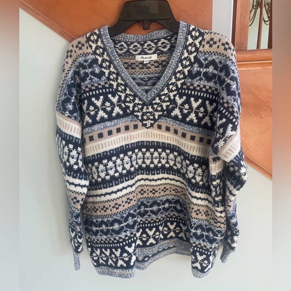 Like new Madewell fairisle sweater.